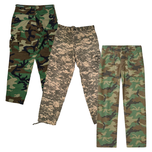 50x ARMY CAMOUFLAGE TROUSERS