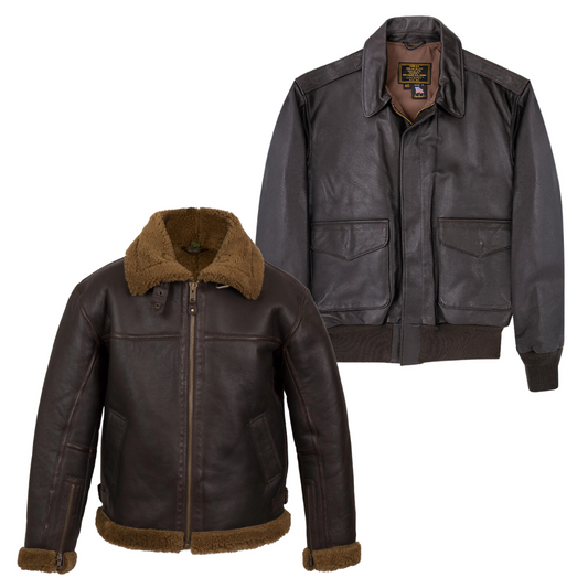 20x GENUINE LEATHER FLYING JACKETS