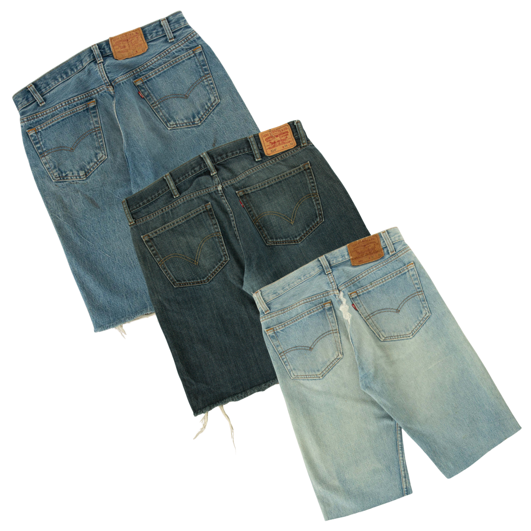 50x LEVI'S SHORTS EN DENIM POUR HOMMES