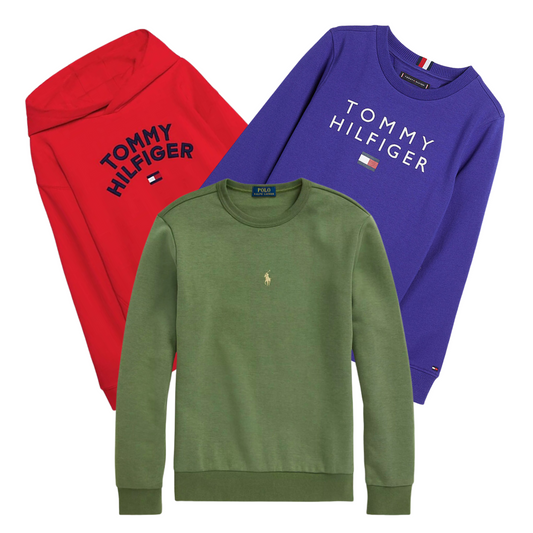 50x RALPH LAUREN TOMMY HILFIGER SWEATSHIRTS