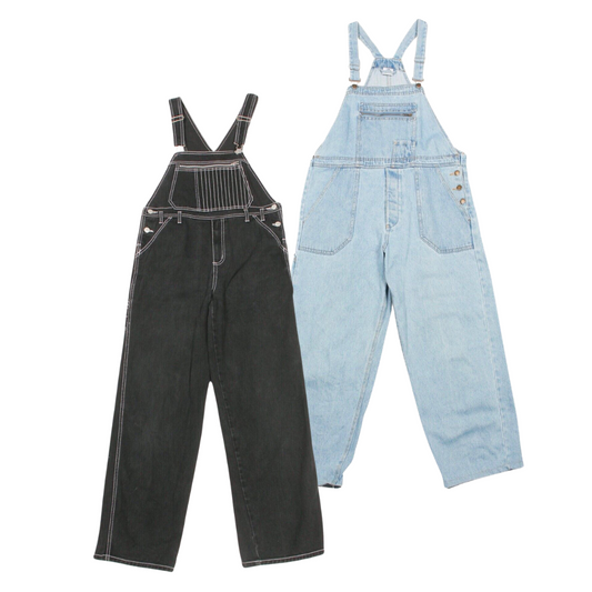 25x DUNGAREES EN DENIM SANS MARQUE